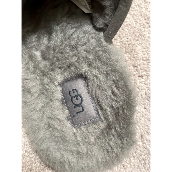 UGG Men's Scuff Slip-On Shearling Slippers Gray Size 9 Casual - Picture 5 of 6